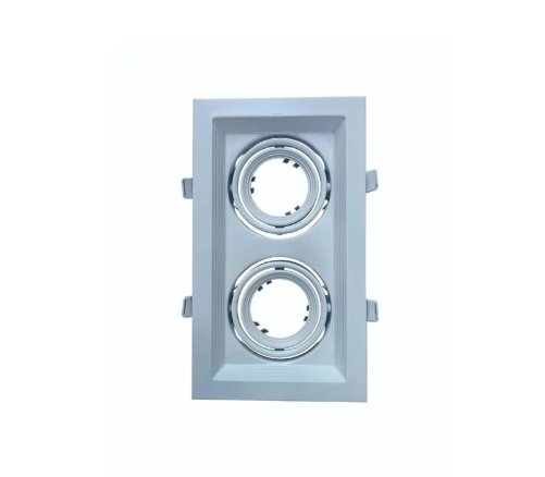 SPOT 2XGU10 BLANCO OPTO II 225MMX130MM